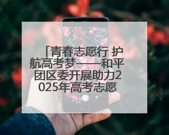 青春志愿行 护航高考梦——和平团区委开展助力2025年高考志愿服务活动